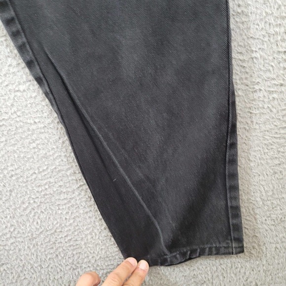 Vintage Carolina Blues‎ Jeans Womens 18 Tall Black Straight Leg Slim High Waist - Picture 7 of 12
